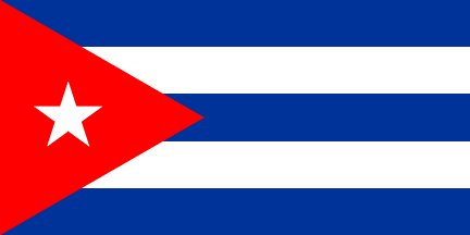 Flaga narodowa, Kuba