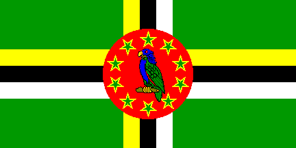 Flaga narodowa, Dominika