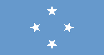 Flaga narodowa, Mikronezja, Sfederowane Stany Mikronezji