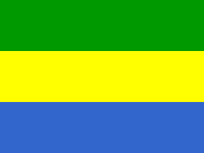 Flaga narodowa, Gabon