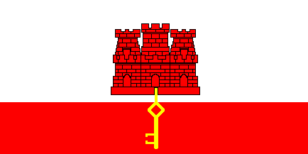 Flaga narodowa, Gibraltar