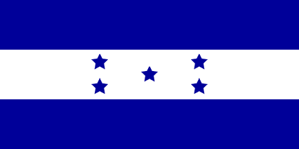 Flaga narodowa, Honduras