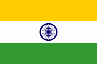 Flaga narodowa, Indie