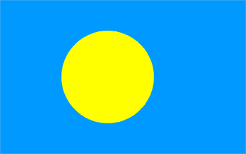 Flaga narodowa, Palau