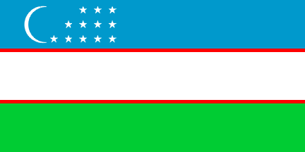 Flaga narodowa, Uzbekistan