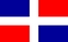 Flaga narodowa, Dominikana